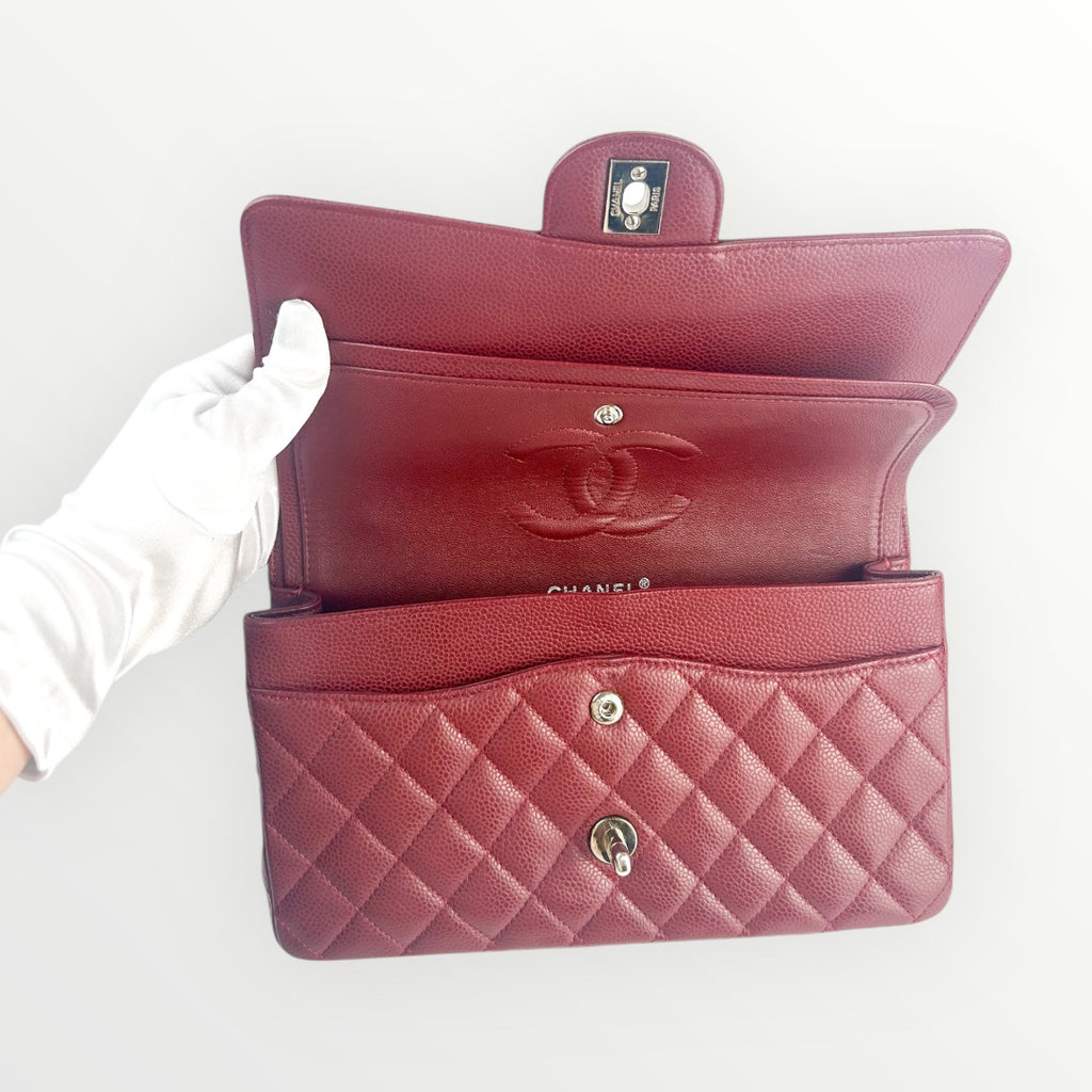 Chanel Medium Caviar Double Flap Handbag