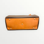 Celine Brown Macadam Boston Bag