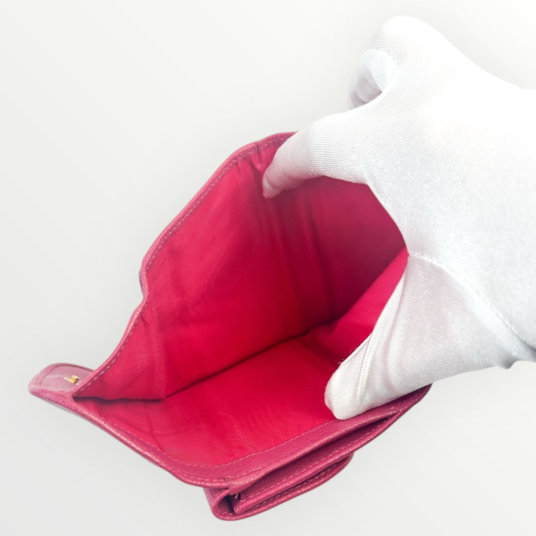 Miu Miu Pink Full Size Wallet