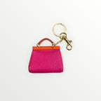 Dolce & Gabbana Pink and Orange Mini Bag Charm