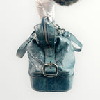 Celine Blue/Teal Shoulder Bag