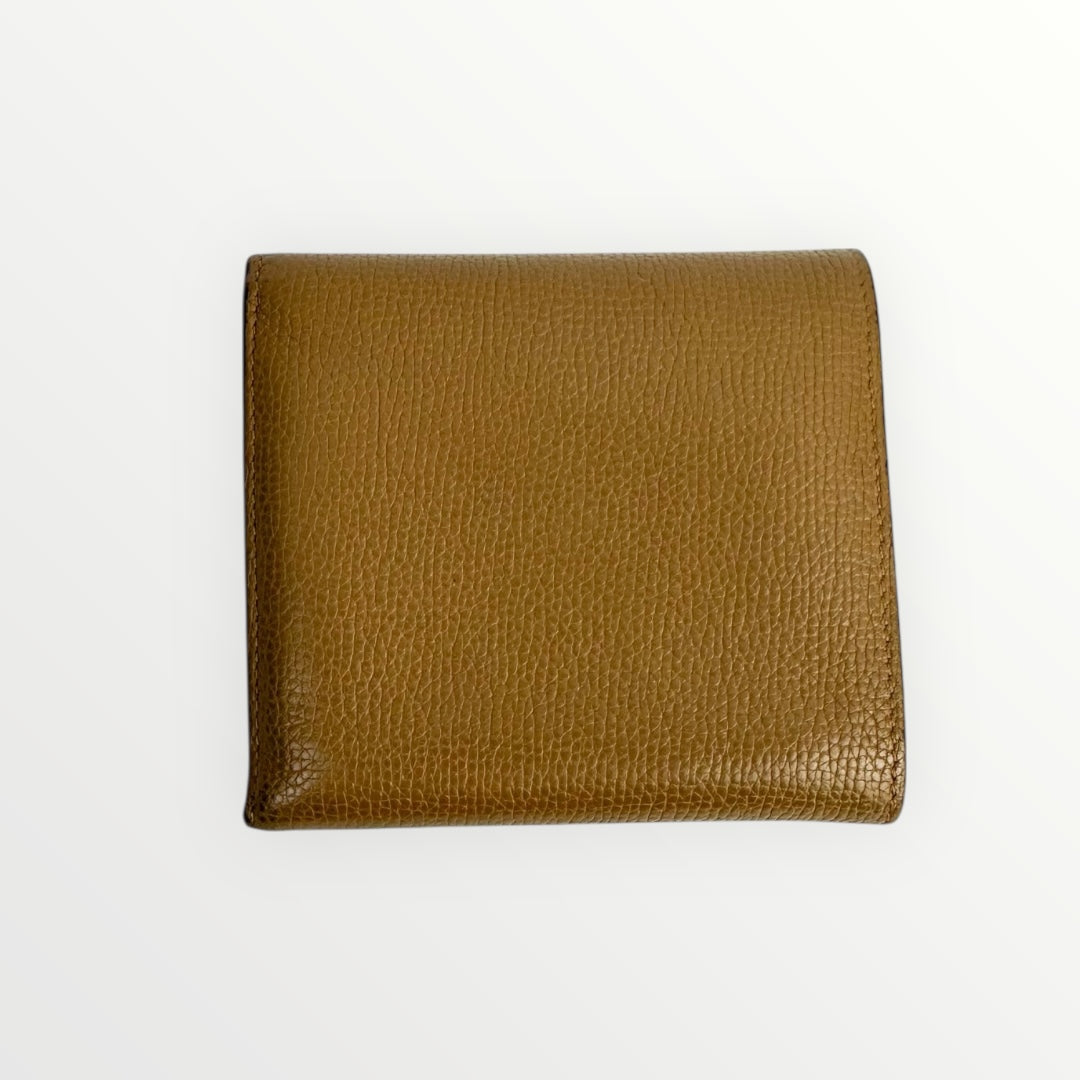Loewe Brown Logo Trifold Wallet