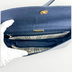 Burberry Navy Blue Vintage Shoulder Bag