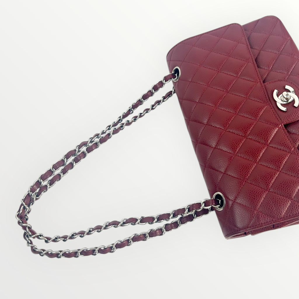 Chanel Medium Caviar Double Flap Handbag