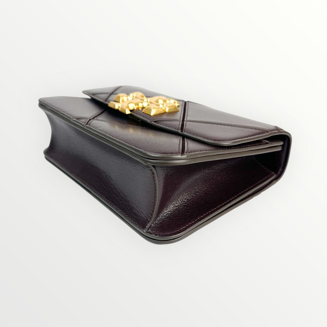 Tory Burch Dark Brown Eleanor Shoulder Bag