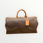 Celine Brown Macadam Boston Bag
