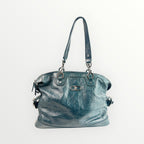 Celine Blue/Teal Shoulder Bag