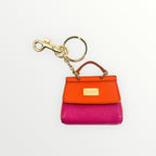 Dolce & Gabbana Pink and Orange Mini Bag Charm