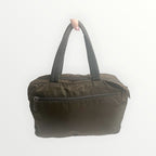 Prada Dark Brown Nylon Handbag