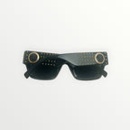 Versace Black and Gold Sunglasses