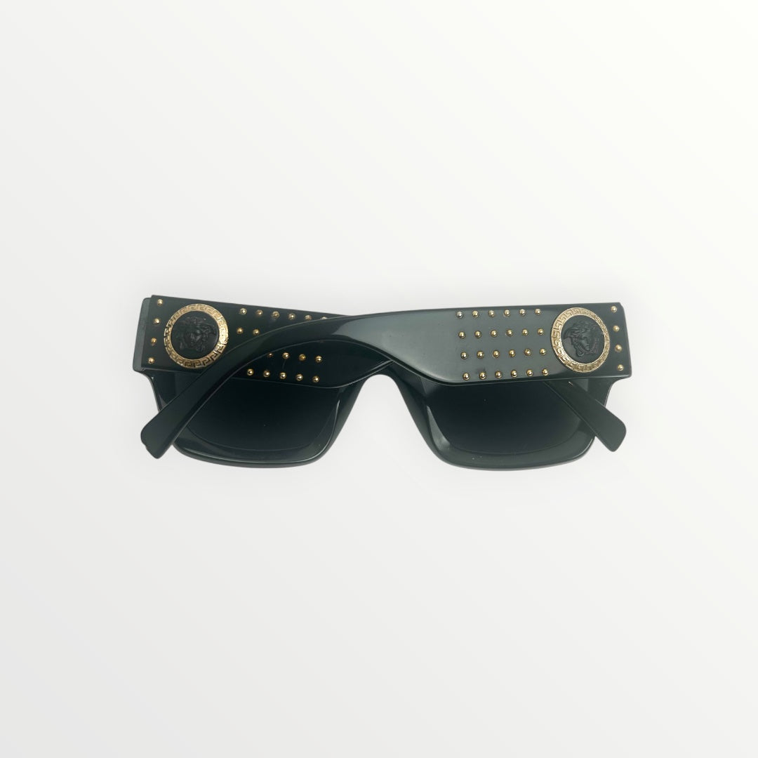 Versace Black and Gold Sunglasses