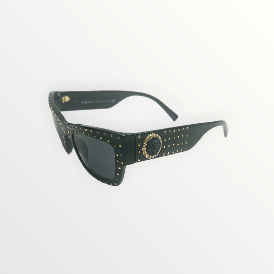 Versace Black and Gold Sunglasses