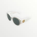 Versace Round White Sunglasses