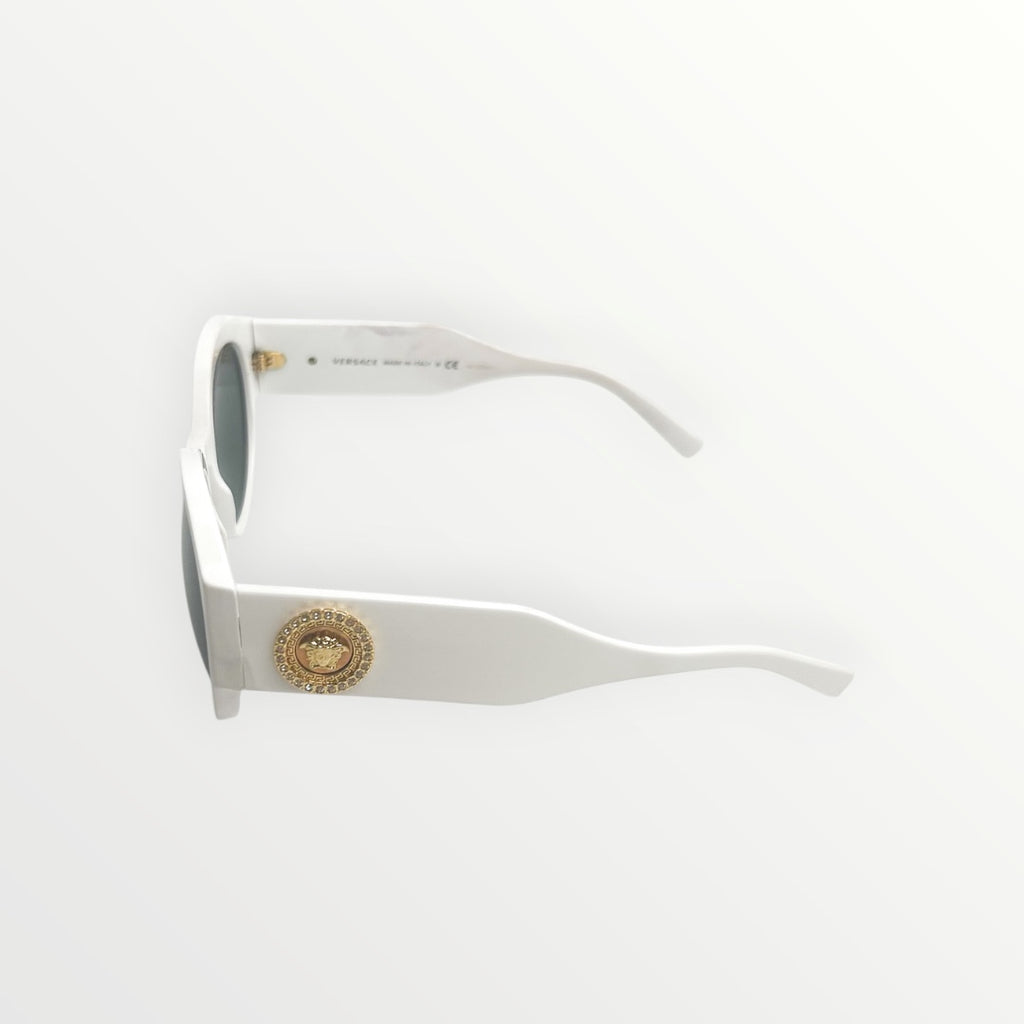 Versace Round White Sunglasses