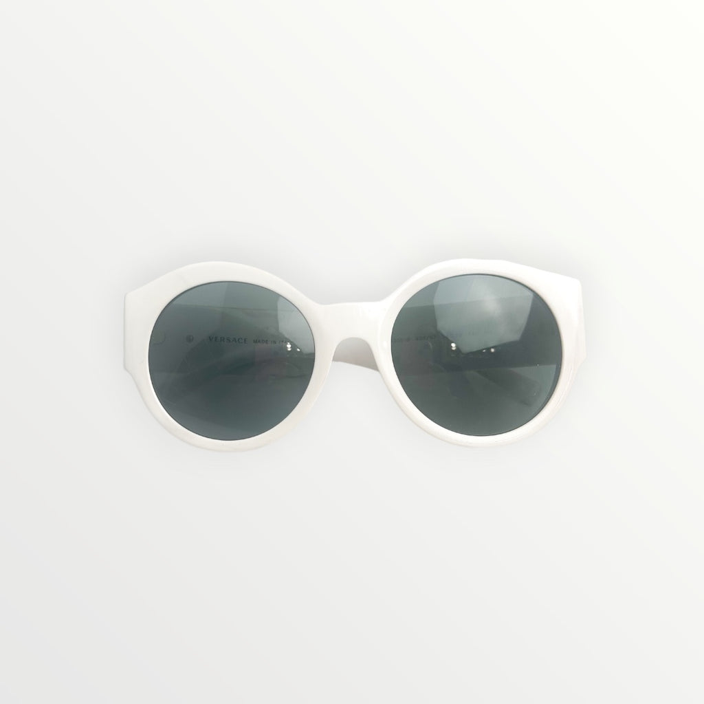 Versace Round White Sunglasses