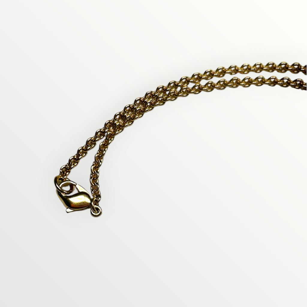 Dior Gold Letters Necklace