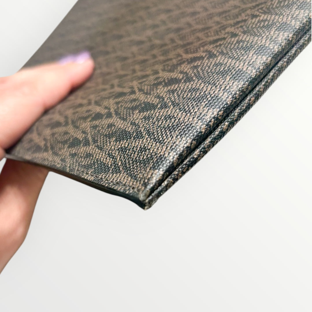 Saint Laurent Dark Brown Paris Clutch