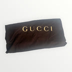 Gucci Brown GG Crystal Coated Canvas Abbey Pocket Tote Bag