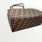 Fendi Brown Zucca Canvas Shoulder Bag