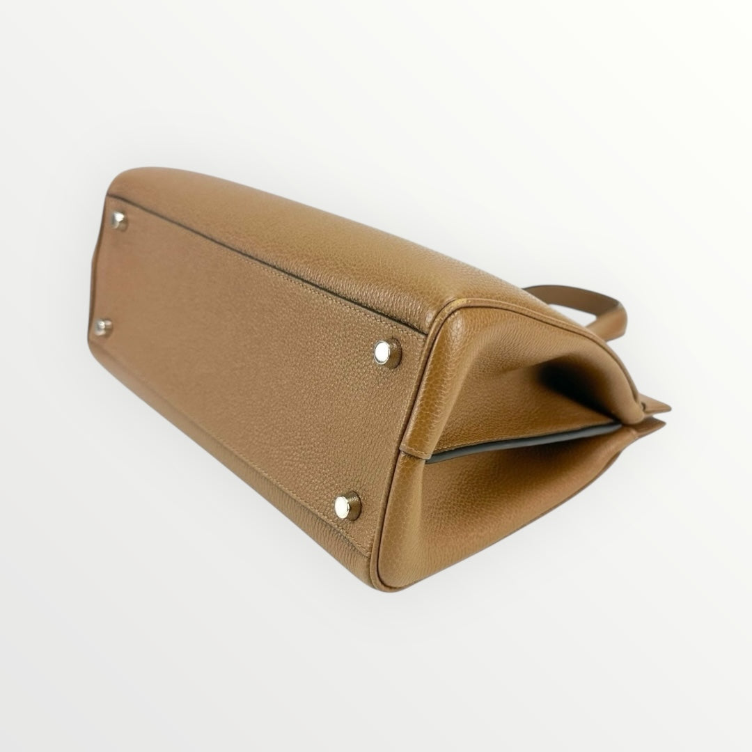 Gucci Brown Zumi Small Top Handle Bag