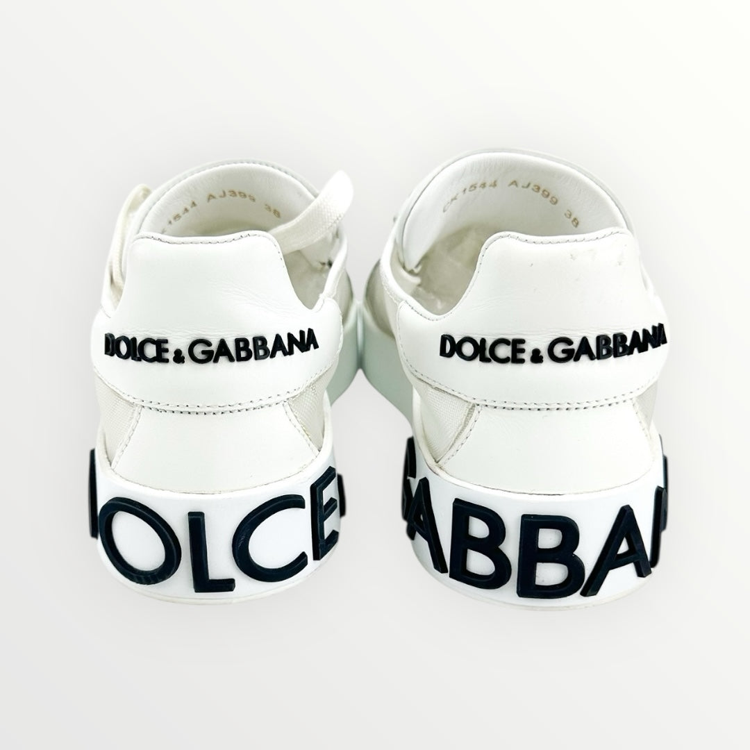 Dolce & Gabbana Portofino Mesh Sneakers Size 38
