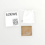 Loewe Brown Logo Trifold Wallet