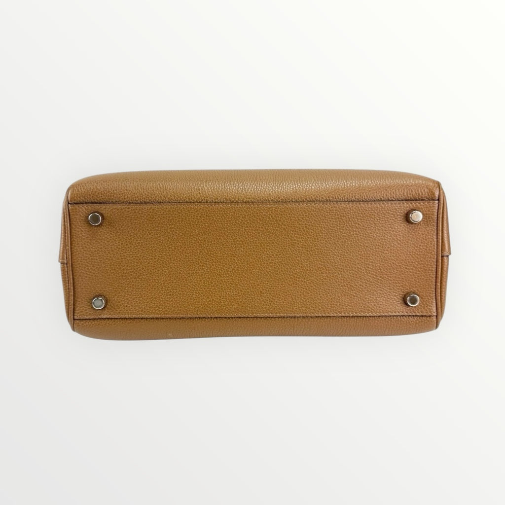 Gucci Brown Zumi Small Top Handle Bag