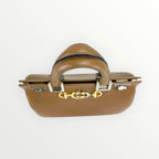 Gucci Brown Zumi Small Top Handle Bag