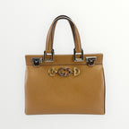 Gucci Brown Zumi Small Top Handle Bag