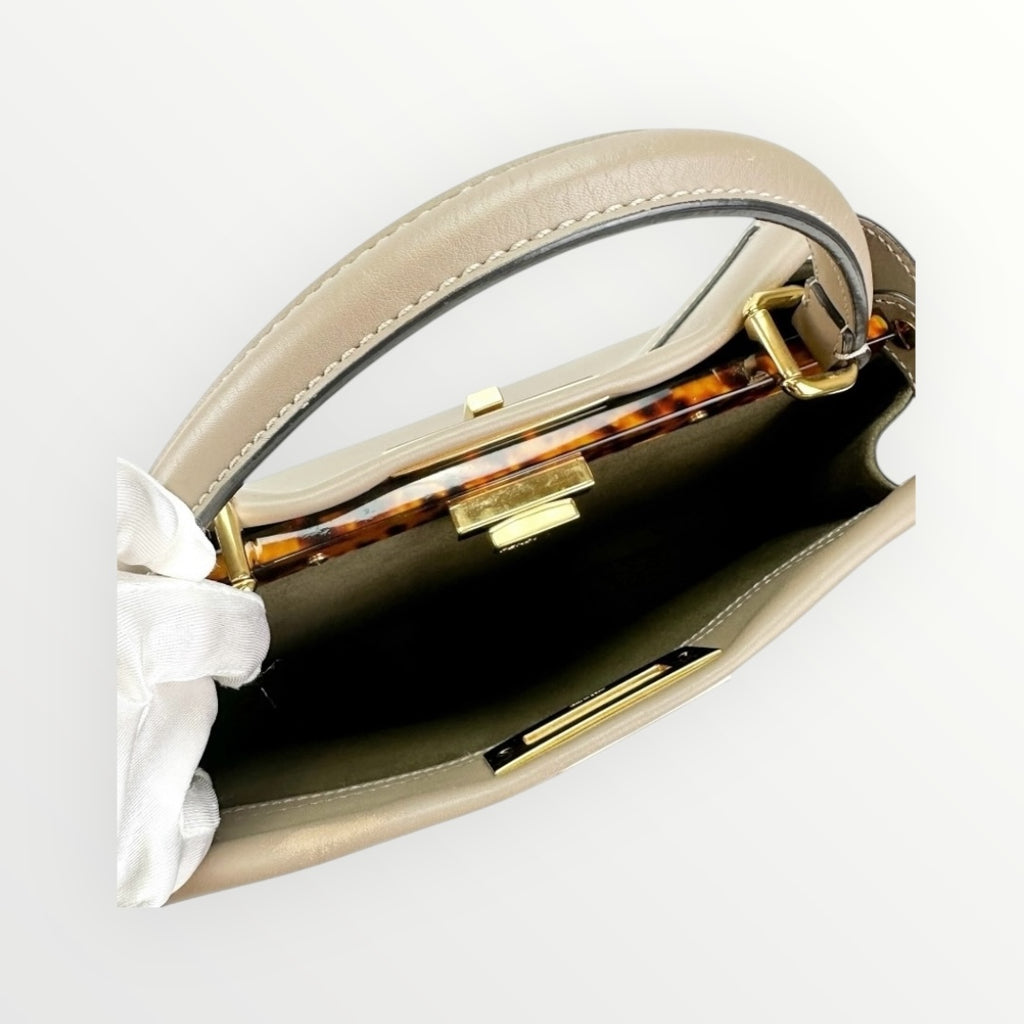 Fendi Light Brown Peekaboo Essentially Bag