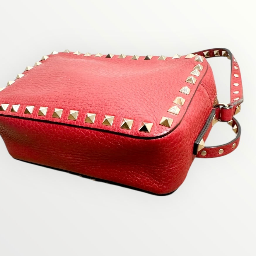 Valentino Red Studs Crossbody Bag