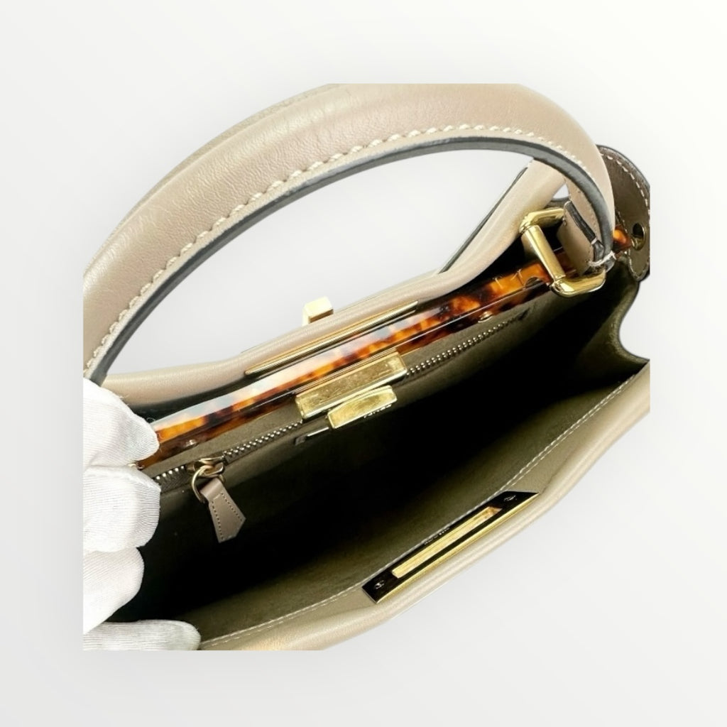 Fendi Light Brown Peekaboo Essentially Bag