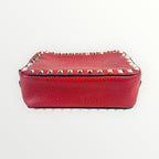 Valentino Red Studs Crossbody Bag
