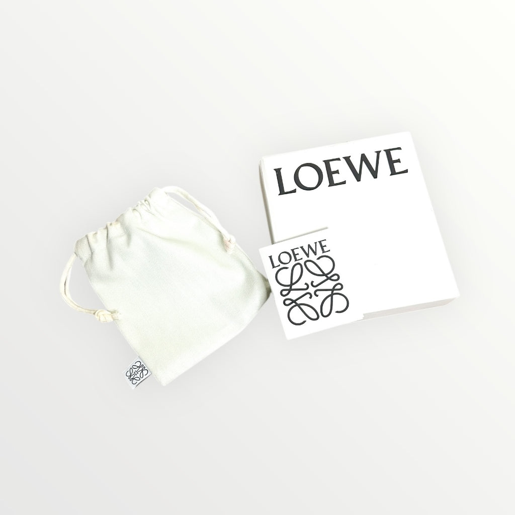 Loewe Brown Logo Trifold Wallet