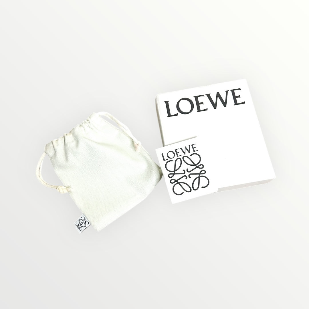 Loewe Brown Logo Trifold Wallet