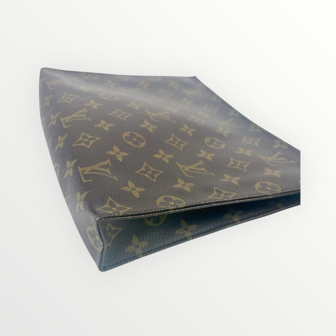 Louis Vuitton Brown Monogram Toilette Pouch 26