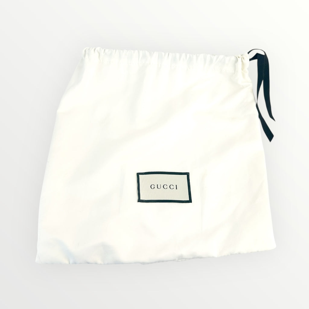 Gucci Black Monogram Hat Size M