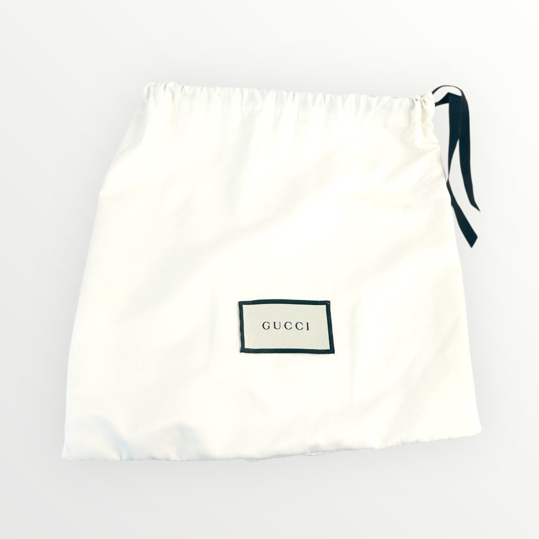 Gucci Black Monogram Hat Size M