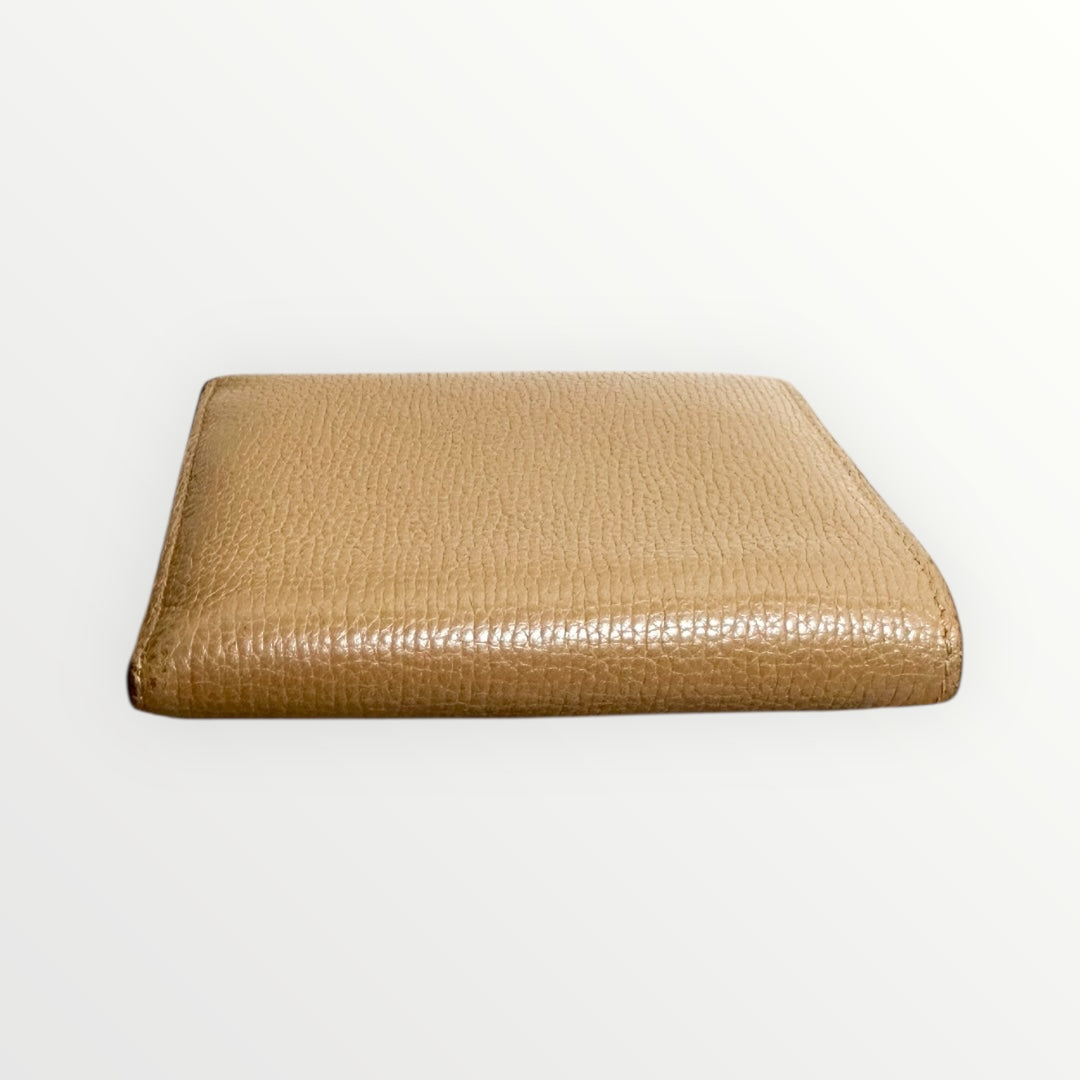 Loewe Brown Logo Trifold Wallet