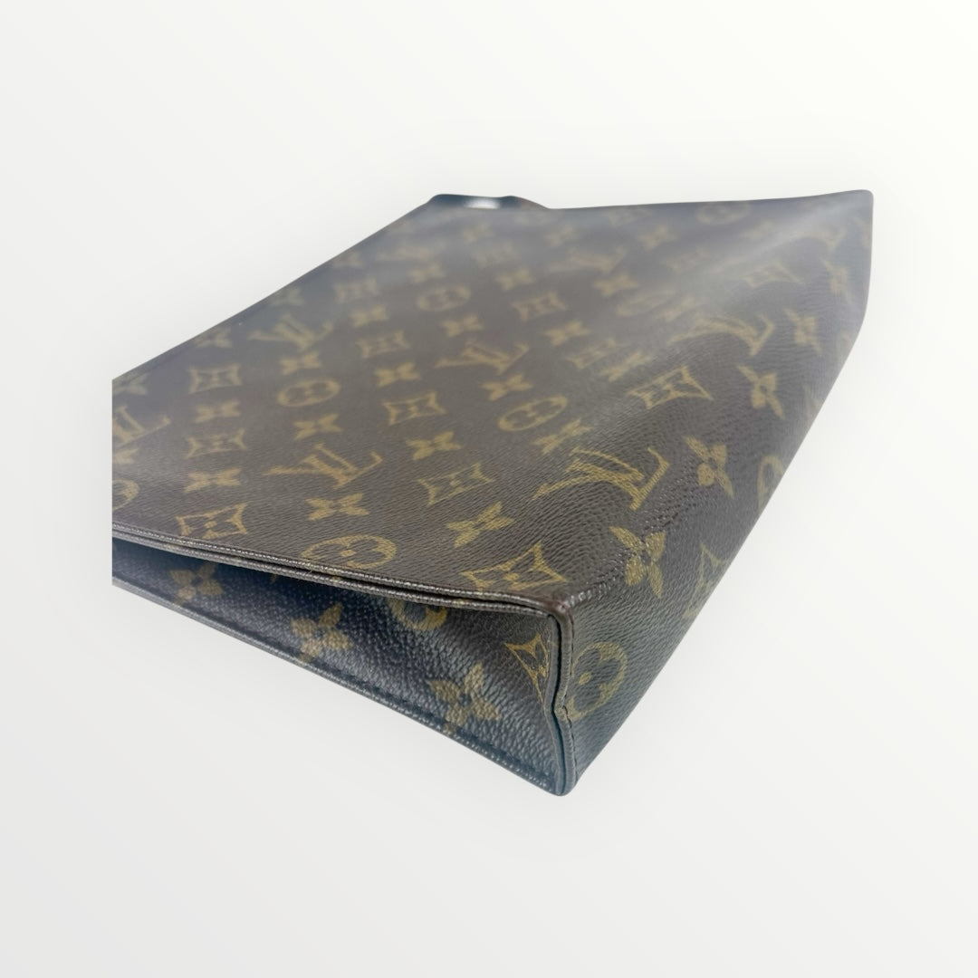 Louis Vuitton Brown Monogram Toilette Pouch 26