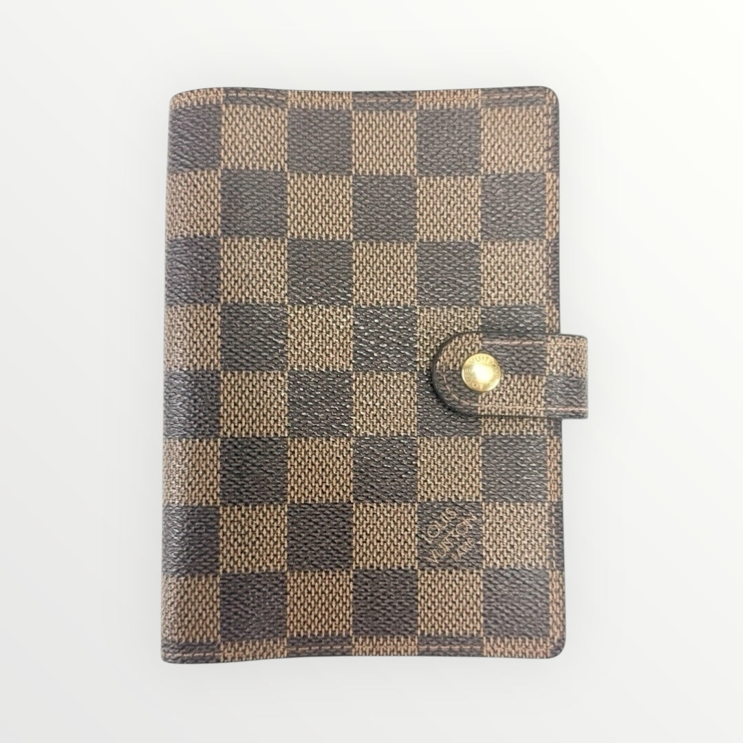 Louis Vuitton Brown Damier Ebene Agenda PM