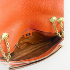 MCM Orange Chain Shoulder Bag