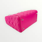 Christian Dior Pink Medium Lady Dior with Strap