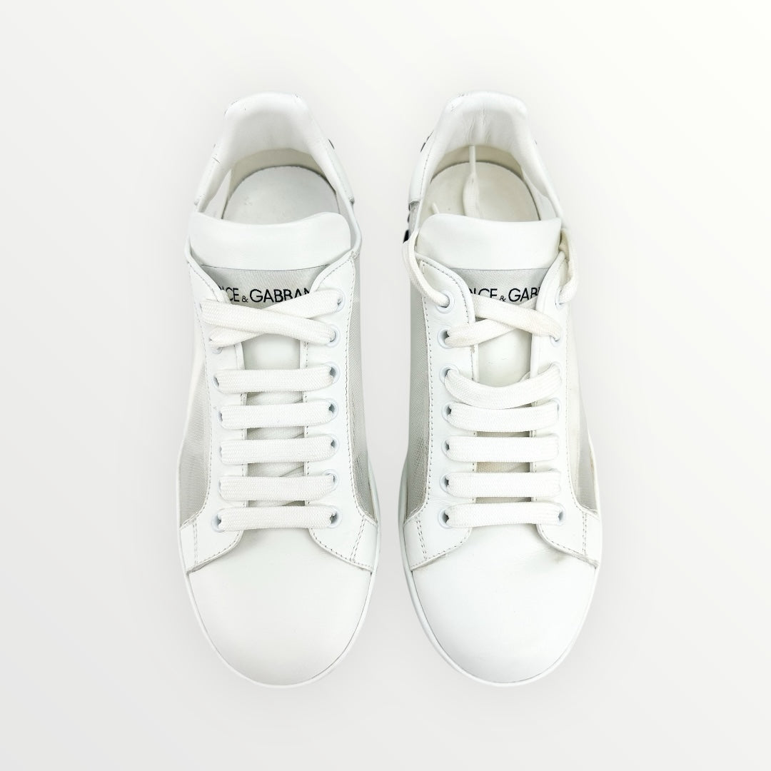 Dolce & Gabbana Portofino Mesh Sneakers Size 38