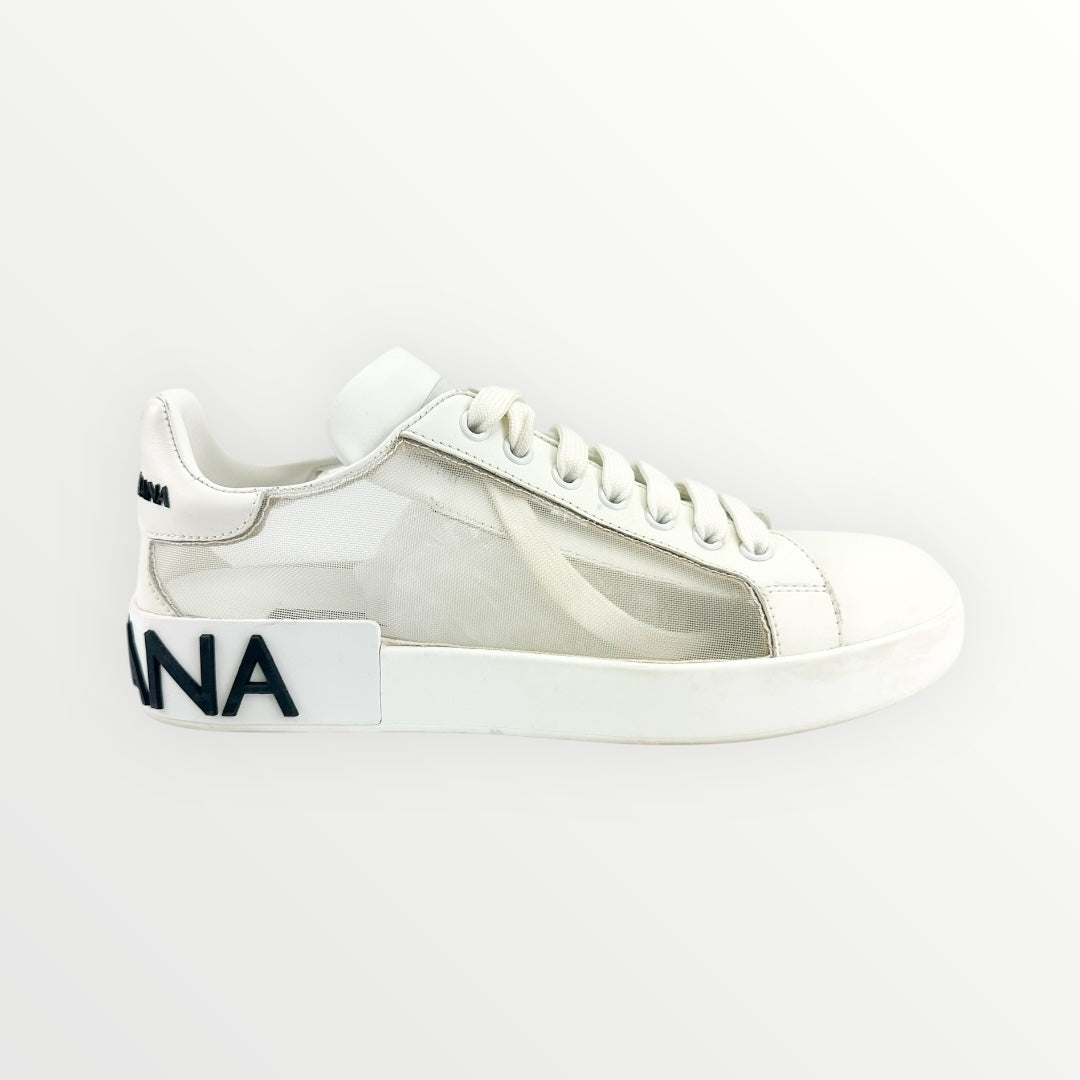 Dolce & Gabbana Portofino Mesh Sneakers Size 38