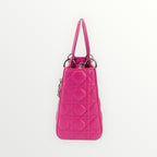Christian Dior Pink Medium Lady Dior with Strap