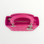 Christian Dior Pink Medium Lady Dior with Strap