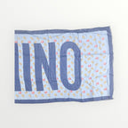 Moschino Blue Bear Cotton Scarf
