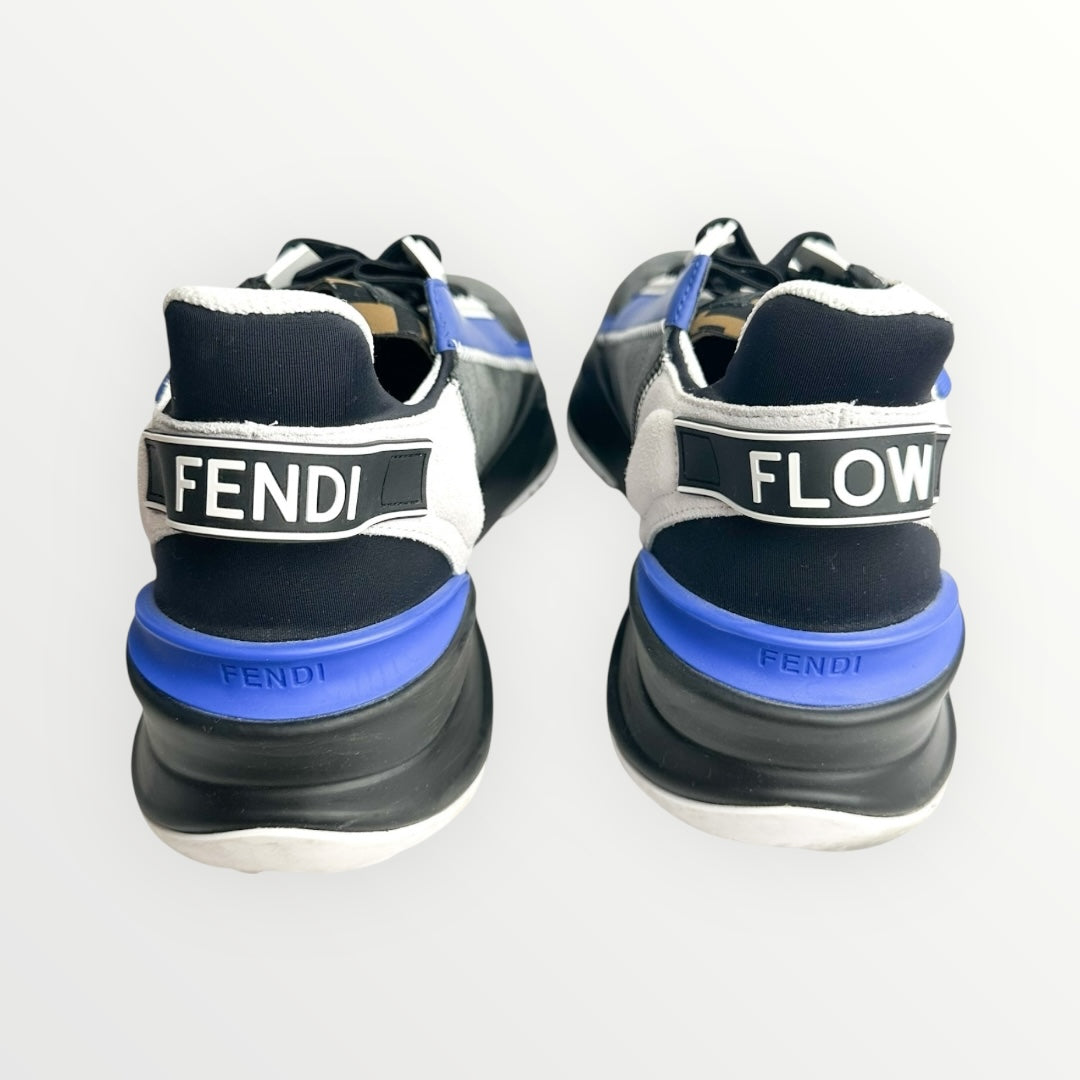 Fendi Blue & Black Flow Sneakers