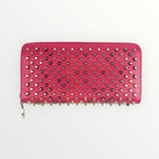 Christian Louboutin Pink Spikes Full Size Wallet